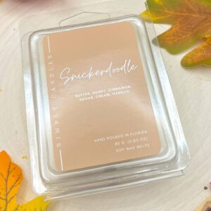 Snickerdoodle Scented Soy Wax Melt