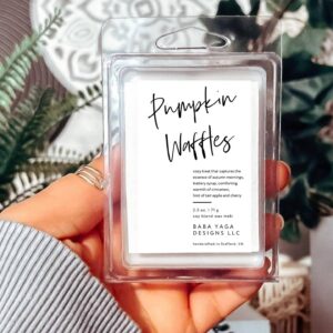 Pumpkin Waffles Wax Melts, Pecan Vanilla Fall Autumn Gifts