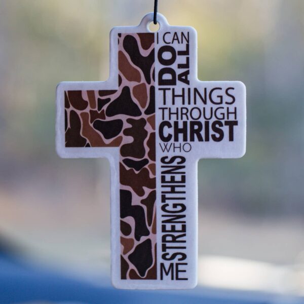 Camo Cross - Air Freshener